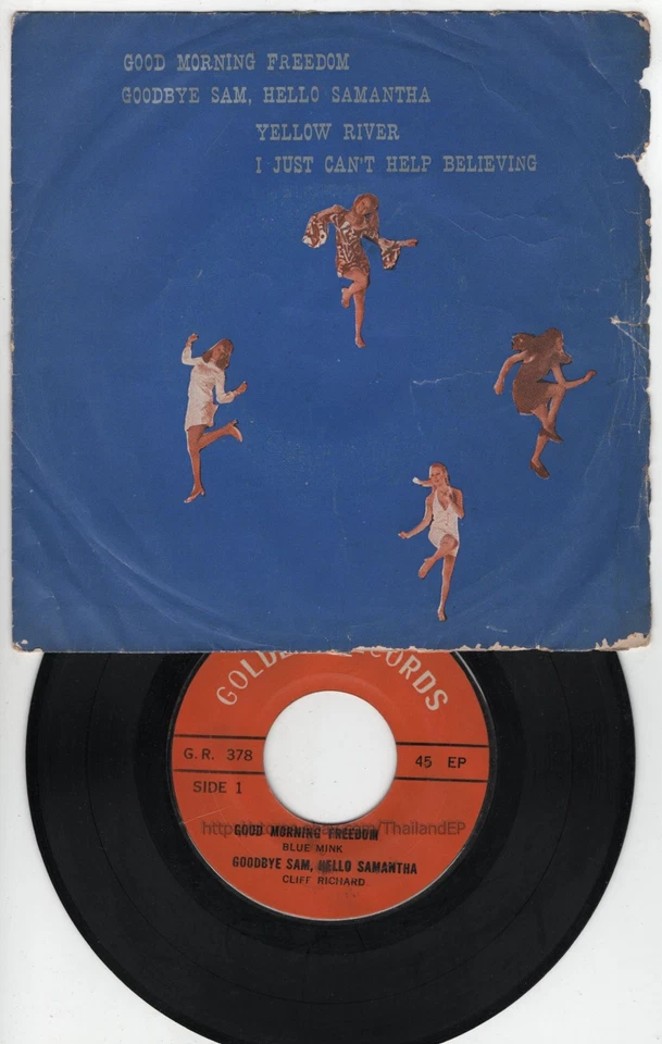 BLUE MINK  /CLIFF RICHARD /CHRISTIE /B.J. THOMAS THAI EP 7" THAILAND - Image 2 of 3