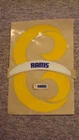 LOS ANGELES RAMS FULL SIZE FOOTBALL HELMET DECALS WITH BUMPERS