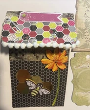 Junk Journal Set Bee Hive Pocket Handmade, Ephemera, Scrapbooking & Journaling