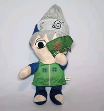 Naruto Kakashi Anime 10” Stuffed Plush Toy Doll Suction Cup Hanger Attached