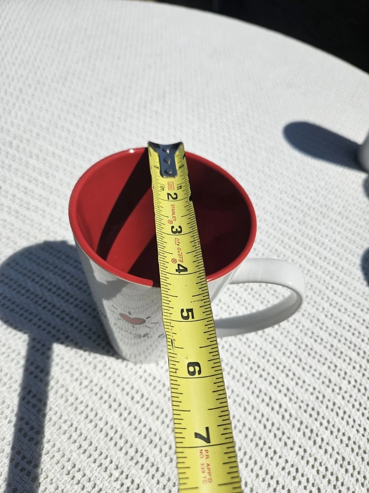 10 tazas jumbo de cerámica Strawberry Street (4) cada una con capacidad para 24 OZ Cada uno. Foto 3 de 4