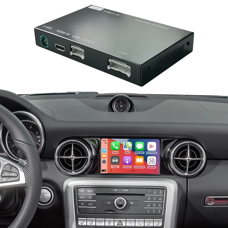 Wireless CarPlay MirrorLink For Mercedes Benz SLC R172 NTG5. vs Android Auto - Image 2 of 4