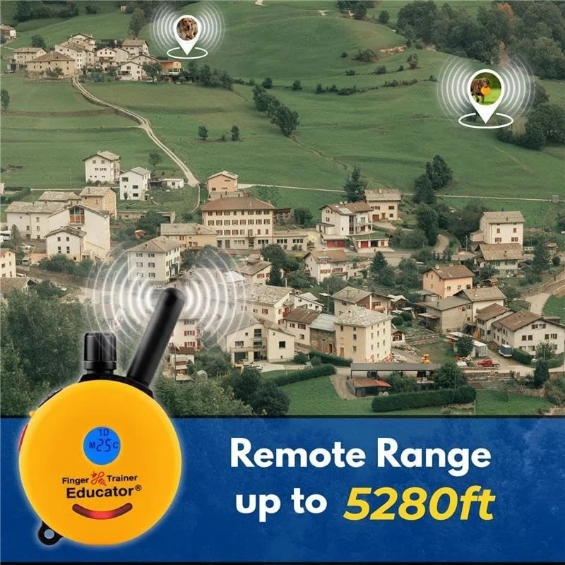 Collar de entrenamiento remoto para perros FT-330 con entrenador de dedos, clicker - ligeramente usado Foto 4 de 4