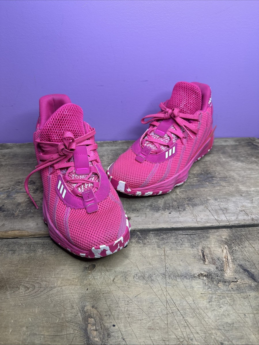 Men's Adidas Dame 7 I AM My Own Fan Basketball Shoes Pink