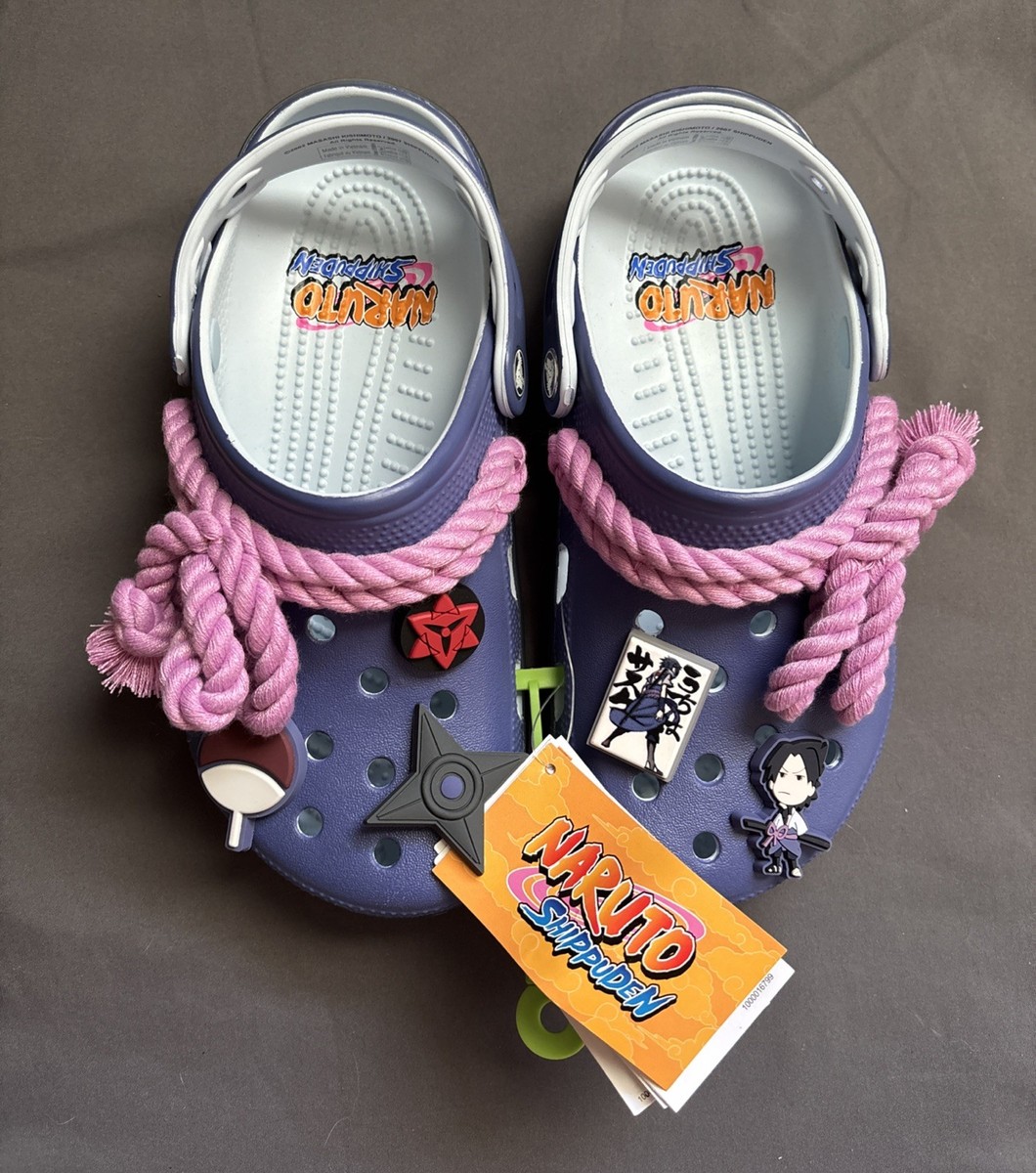 Crocs Naruto Shippuden Sasuke Classic Clog Mens Size 5