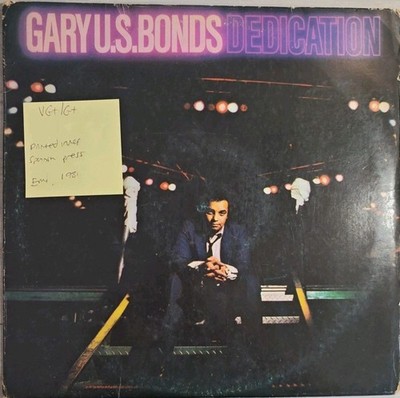 Gary U.S. Bonds Dedication Vinyl Record VG+/G+ 11C076-4000007 1981