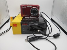 Kodak PIXPRO FZ43 Red 16MP Digital Camera 8gb SD card Strap USB Cable Tested