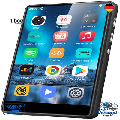 MP3 Player 80GB Bluetooth WLAN SWOFY 4 Zoll Touchscreen