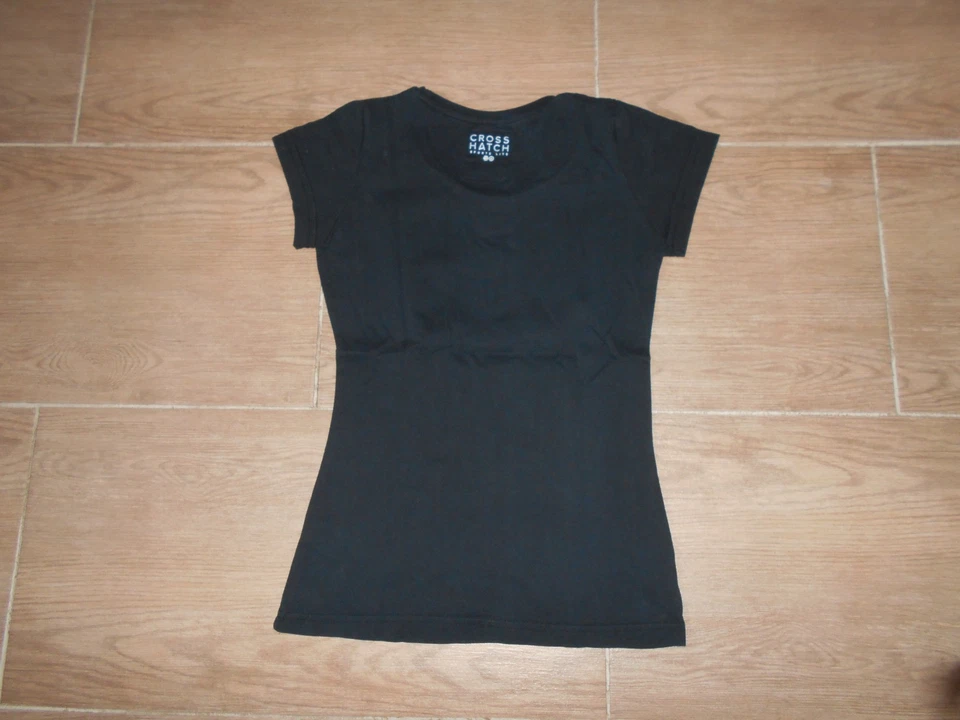 T - Shirt schwarz Gr. Small Cross Hatch - Bild 3 von 4