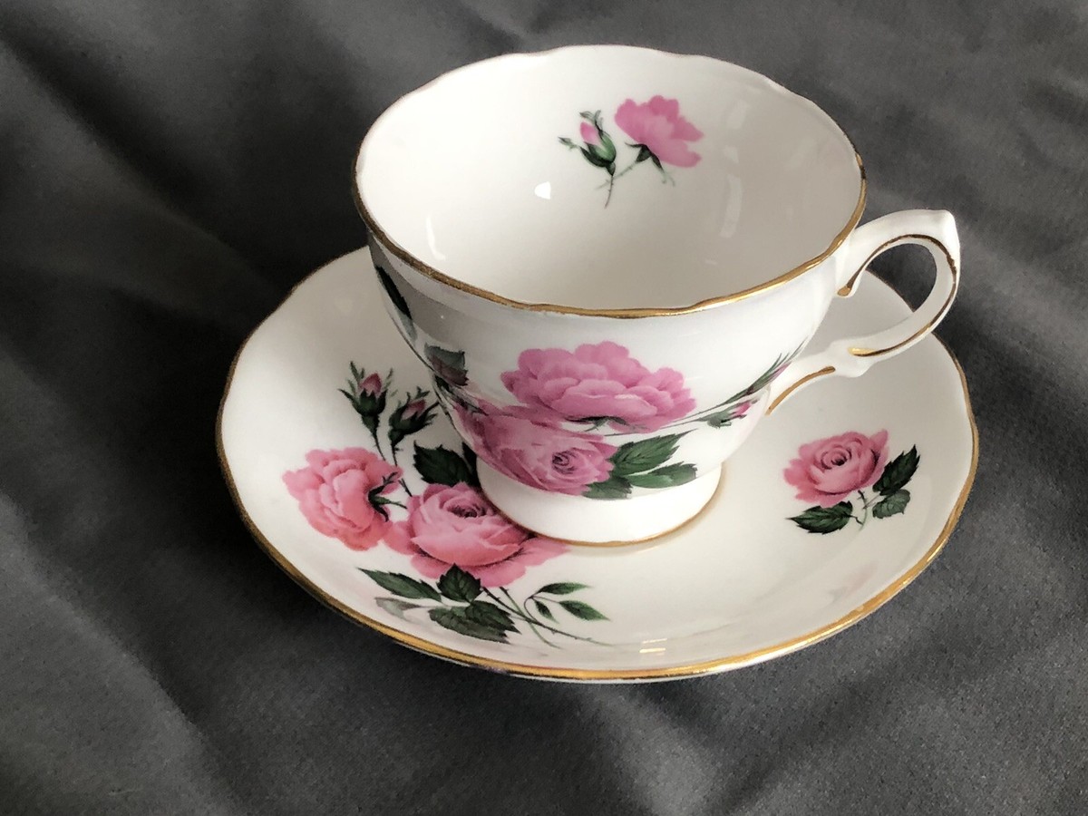 ホワイト0 Pink Royal Vale Tea Cup And Saucer Royal Vale Bone China Teacup