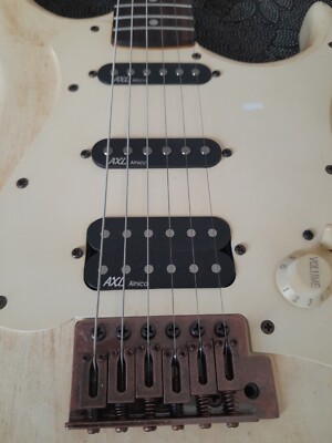 AXL Guitars Badwater SRO HSS Distressed Relic White 2010 | eBay
