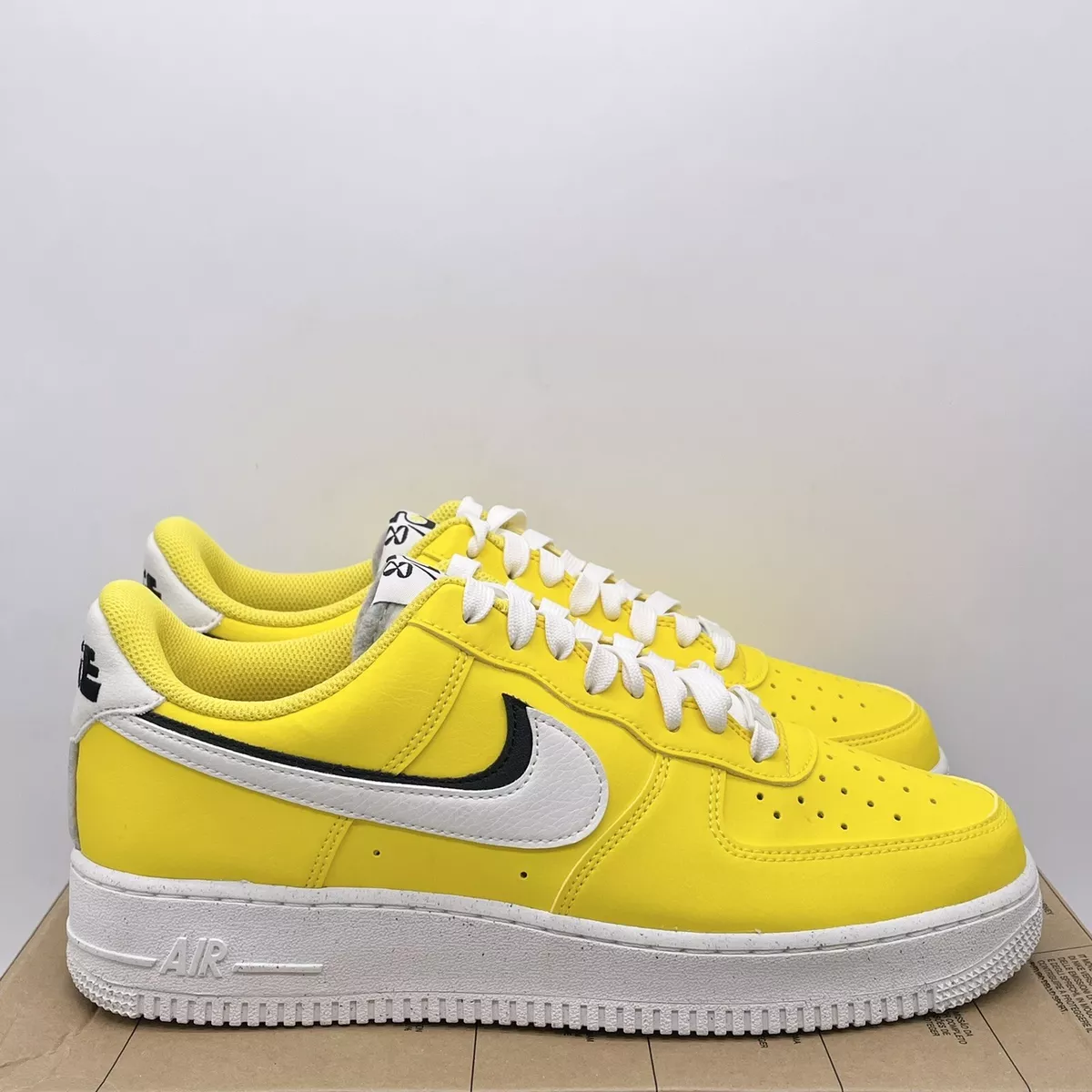 NEW Nike Air Force 1 07 LV8 Tour Yellow Sail Black DO9786 700