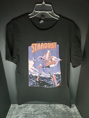 David Bowie Rise Fall Of Ziggy Stardust Black Size Med Space Man Animated 
