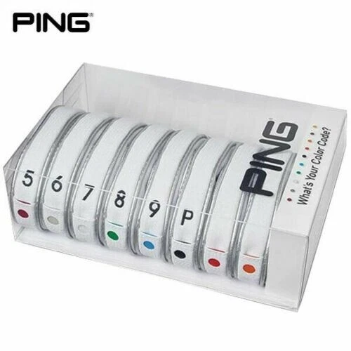 PING Golf Club Head Cover Color Code Iron Cover 8 Set White NEW Tracking