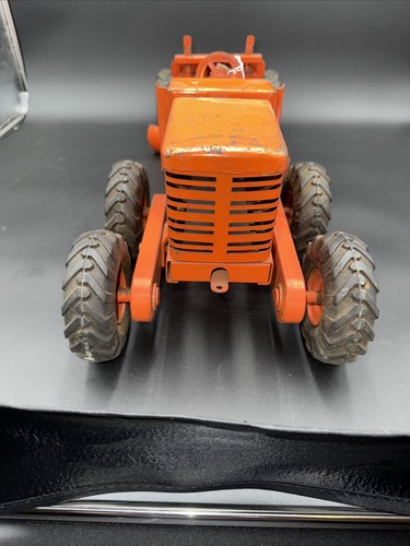 Doepke Model Toys Adams Road Grader 1948 Brilliant Orange 1st Year! - Picture 9 of 16