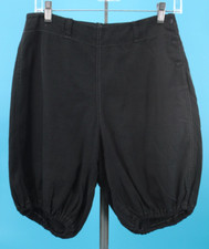 VTG Women's Early 1900s Black Cotton Athletic Bloomers / Shorts Sz 28 / 29