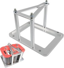 New Billet Car Battery Tray Hold Down Trunk Relocation Box Aluminum Racing Mount
