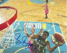 CRYSTAL LANGHORNE Signed 8x10 Photo Seattle STORM WNBA Basketball FREE SHIPPING