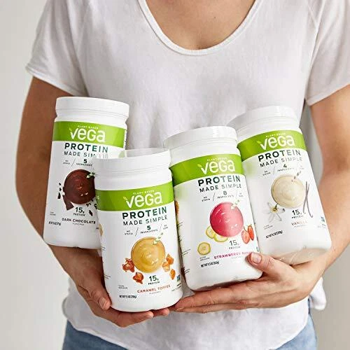 Vega Protein Made Simple Dark Chocolate Vegan Protein Powder 15g 10 Servings - Image 4 of 4