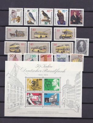 Berlin postfrisch wählbar Jahr 1970 1971 1972 1973 1974 1975 1976 1977 1978 1979