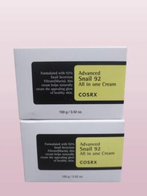 ADVANCED SNAIL 96 ALL IN ONE CREAM 3.52 OZ LOT OF 2