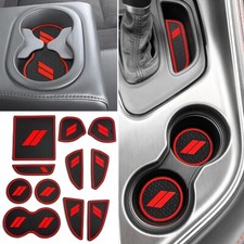 Auovo Cup Holder Insert For Dodge Challenger 2015-2023 Door Center Console Liner Auovo Cup Holder Insert For Dodge Challenger 2015-2023 Door Center Console Liner