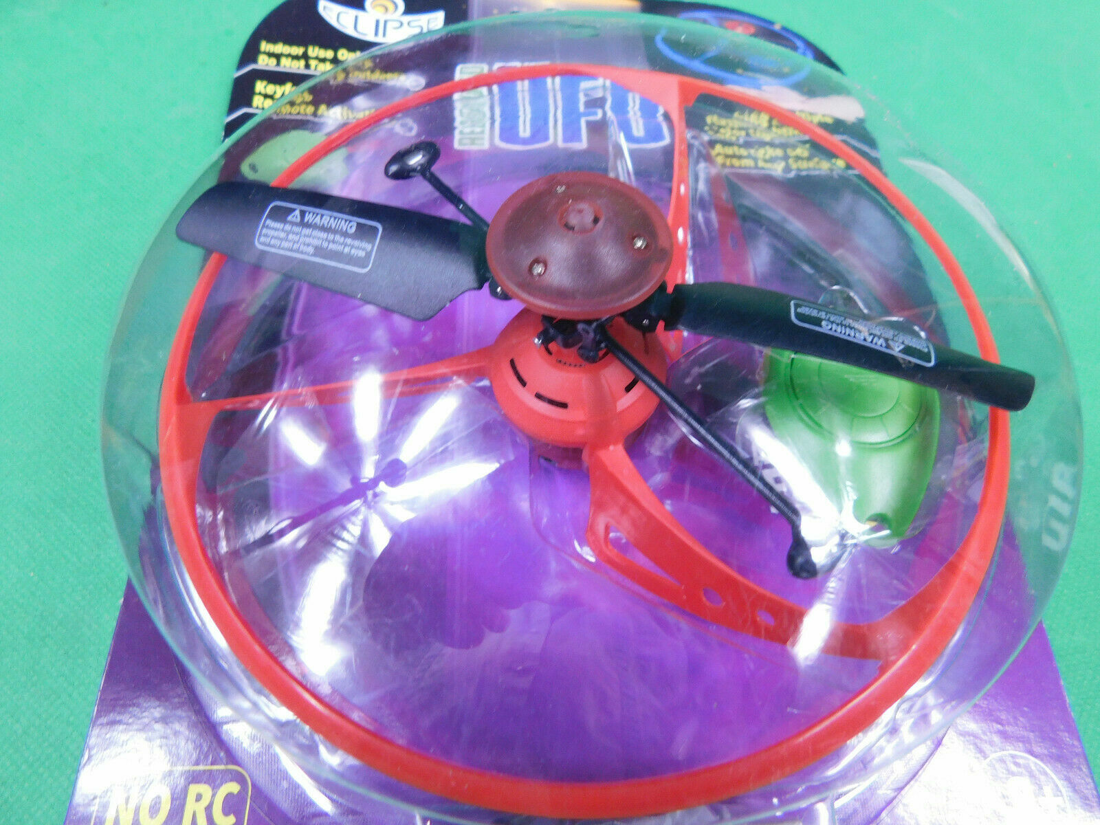 Eclipse Rebound UFO Red Remote Controlled Indoor Flying Disc for sale ...