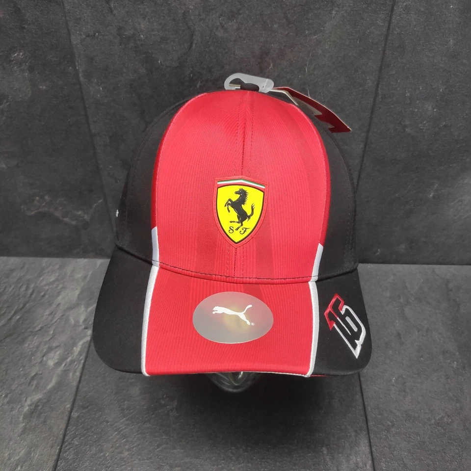 Puma Ferrari Leclerc #16 F1 Team Formel1 Cap Rot Neu Sponsorcap Baseballcap - Bild 3 von 4