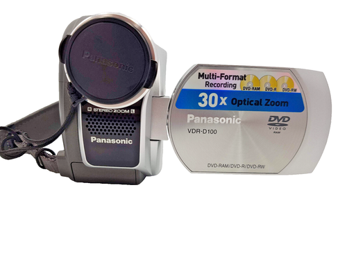 Panasonic VDR-D100 DVD Palmcorder Digital Video Camcorder Camera DVD-RW DVD-RAM - Picture 2 of 24