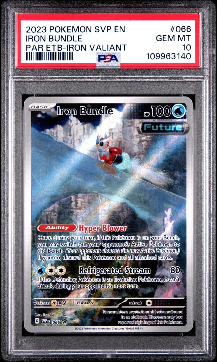 PSA 10 IRON BUNDLE PARADOX RIFT 2023 POKÉMON SVP BLACK STAR PROMO