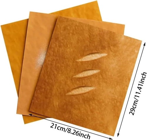 6/18X Bread Shape Gift Wrapping Paper, Nteresting Packaging Pattern Kraft Paper - Picture 13 of 15