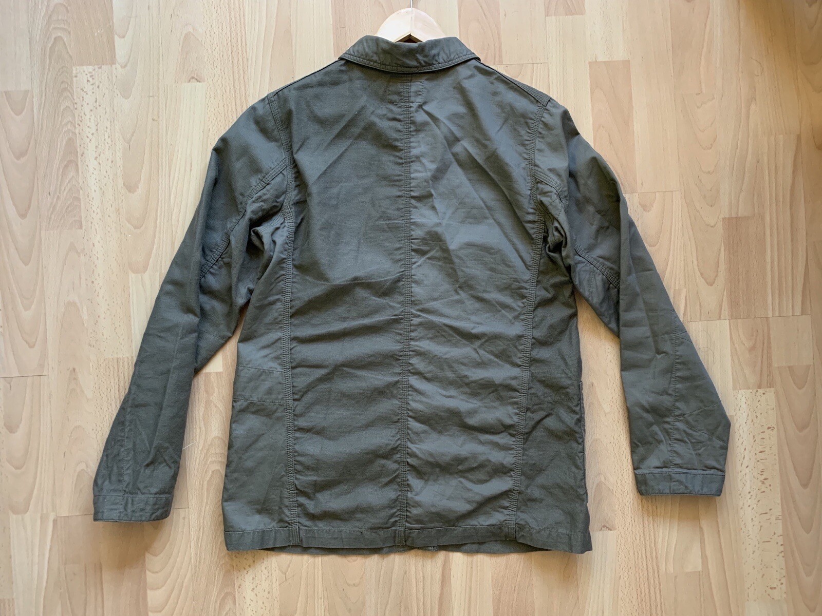 Engineered Garments Sateen Utility Jacket - Green… - image 4