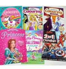 Childrens Colouring Books - DISNEY MARVEL - Kids - For Boys & Girls