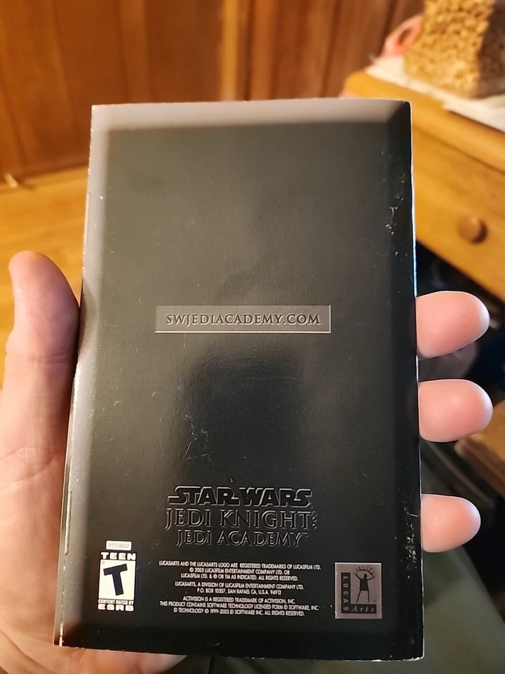 Star Wars Jedi Knight Jedi Academy - PC CD-ROM livro de jogos somente manual - Imagem 2 de 3