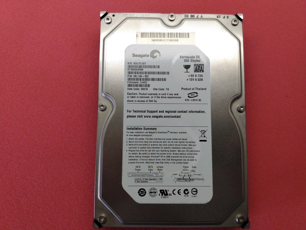 ST3500630NS Seagate 500GB 3.5