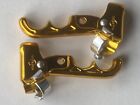 <!--F#f_0-->Old School Bmx Brake Levers Two Finger Chang Star Gold NOS Vintage Bike Parts<!--F/-->