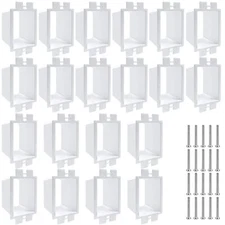20 PCS BE1-2 Electrical Outlet Box Extenders with 40PCS Screws 1-Gang Electri...