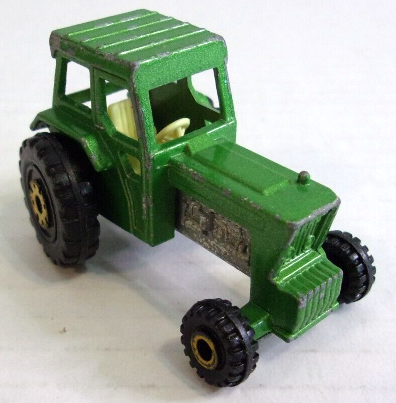 Used Loose Matchbox #46 Ford Tractor Green Superfast Lesney 1979