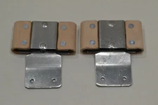 Leather Covered Quick Change Buckles - 2 1/2" - Aluminum- Vertical (F112)