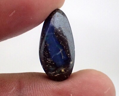 Sphere Boulder Opal Gemstone 8.35 Cts Wirewrap Cabochon Australia 19x9x5 mm