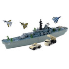 Motormax Battleship 66cm + 4 Planes + 2 Trucks Diecast 540M76794