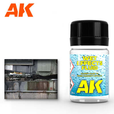 AK Interactive AK079 Weathering Wet Effects Fluid Enamel 35ml - US