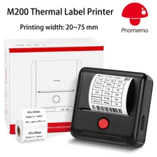 Phomemo M200 Bluetooth Label Maker Machine Portable Wireless Thermal Printer LOT