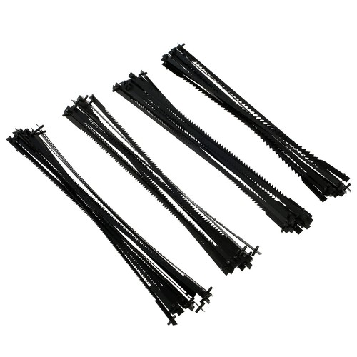 48pcs Scroll Saw Blade Set 5 Inch Pin End Scroll Saw Blades SK5 Carbon Steel♕+ - Picture 10 of 11