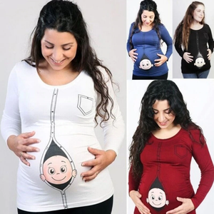 Cute Pregnant Maternity T Shirts Casual Pregnancy Maternity Clothes With Baby Pe Ebay
