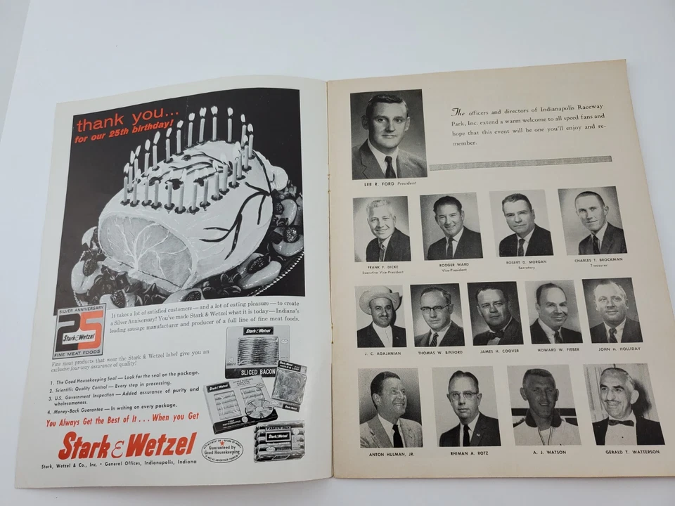 Indianapolis Raceway Park Official Program 1961 - Image 2 of 4