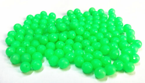 50 Pcs Hard Plastic Round / Oval (Select) Shaped Lure Luminous Fishing Beads - Picture 7 of 22