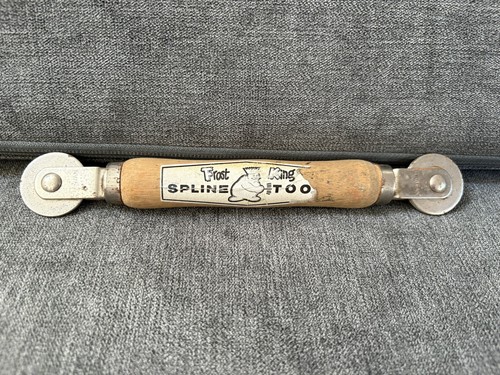 Vintage Frost King Spline Tool Wood Metal 8.5 Inches