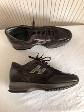 Sneakers Hogan Marron et Verni Pointure 39 Italien (=40 Fr)