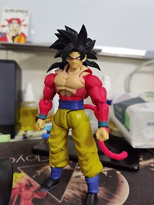 Toy Makeover) Boneco do Goku Ssj4 - Dragon Ball Super - Custom SHF